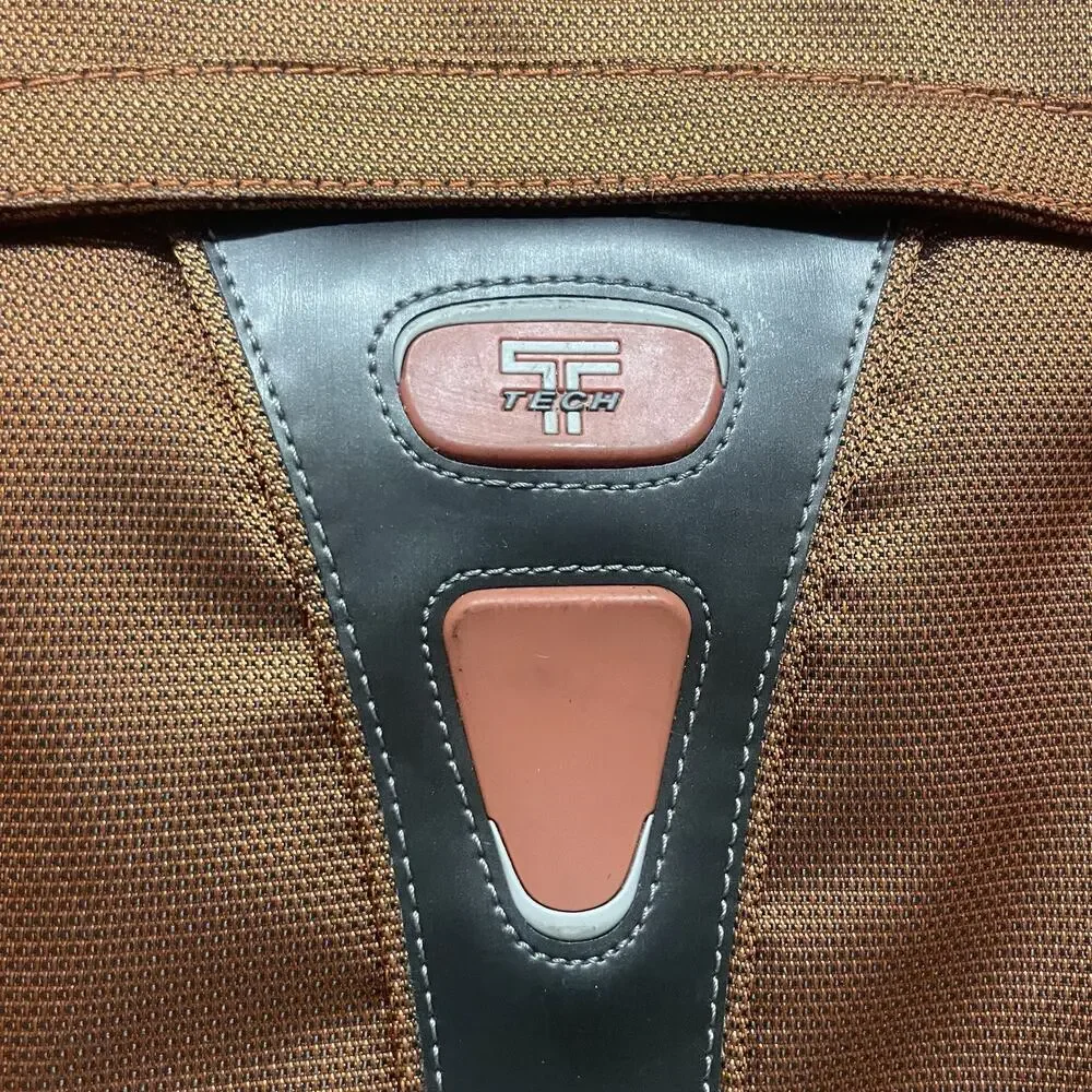 Tumi T-Tech Ballistic Nylon Backpack Convertible Messenger Laptop Orange 5589FLM